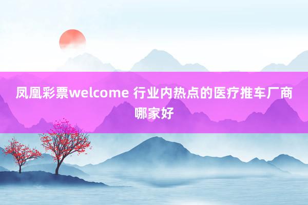 凤凰彩票welcome 行业内热点的医疗推车厂商哪家好