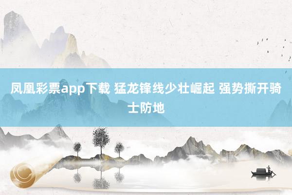 凤凰彩票app下载 猛龙锋线少壮崛起 强势撕开骑士防地